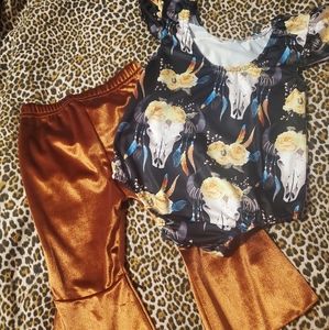 Baby bell bottom outfit!